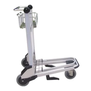 Wholesale Convenient Aluminum Hand Trolleyrport Passengers To Carry Luggage With Multiple Advertising Board Positions WL-X320-LG2