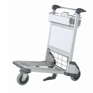 Wholesale Prevent Small Luggage From Falling Into Airport Waiting Luggage Stainless Steel With Brake Handcart WL-X320-LG4