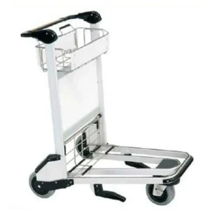 Wholesale Prevent Small Luggage From Falling Into Airport Waiting Luggage Stainless Steel With Brake Handcart WL-X320-LG6