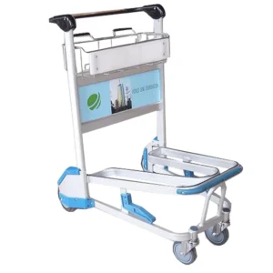 Wholesale Airport Passengers Are Waiting For The Implementation Of A Four Wheeled Aluminum Alloy Handcart For Luggage WL-X420-LG5B