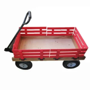 Wholesale 150kgs Wooden Tray Beach Cart Garden Trolley With 4 Wheels WL-1832