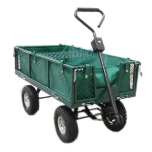 Wholesale Hot Selling Heavy-Duty Foldable Metal Garden Trolley Cart High Quality Metal Wagon Hand Carts & Trolleys WL-1840A
