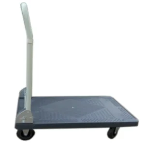 Wholesale High Quality 4-Wheel Quality Warehouse Transport Tool Roll Container Plastic Platform Hand Trolleys WL-PH1006