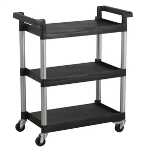 Wholesale Four-Wheel Three Story Plastic Restaurant Service Hand Carts WL-032