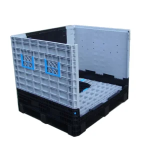 Wholesale 720L Recycled Foldable Plastic Moving Pallet Box With Remove Lid WL-PB1210FD