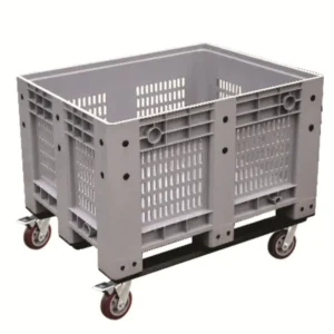 Wholesale Transport Vegetables and Fruits Load 1000kgs Recycled HPDE Plastic Moving Pallet Box WL-PB1210WA