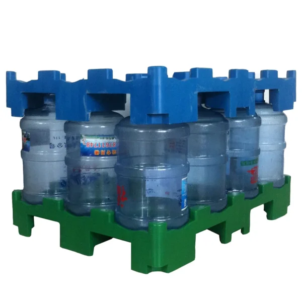 Wholesale Bottled Water Pallet Rack 5 Gallon 19L Stackable Storage 12 ...