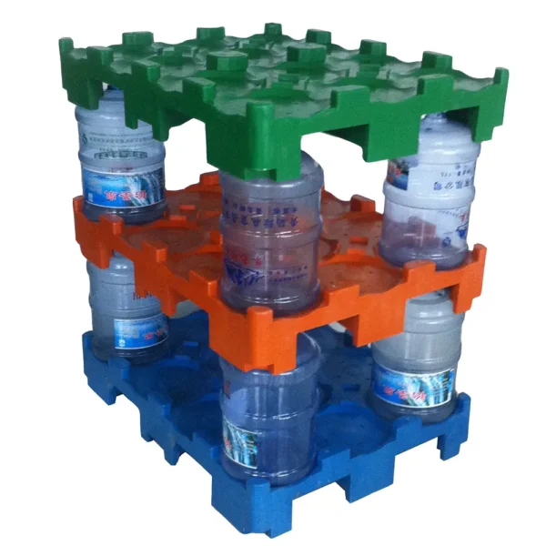 Wholesale Bottled Water Pallet Rack 5 Gallon 19L Stackable Storage 12 ...