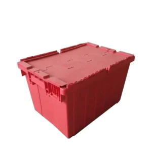 Wholesale 50L Attached Box Solid Plastic Storage Wholesale Crate WL-335