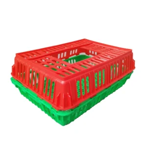 Wholesale Plastic Turnover Self-locking Double Doors Transport Poultry Basket WL-J700K