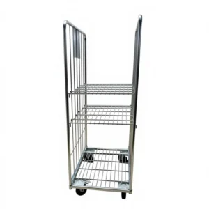 Wholesale 2 Sides Metal Tool Foldable Roll Cage Cart WL-R003