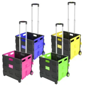 Wholesale 2 Wheels Supermarket Plastic Grocery Used Shopping Carts WL-S2